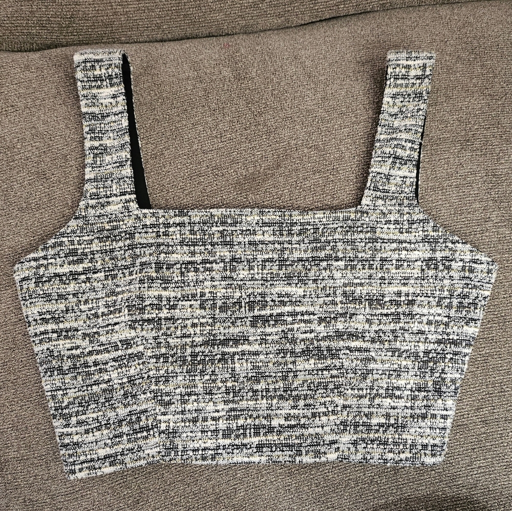 Aqua bustier top